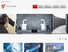 Tablet Screenshot of opentekware.com